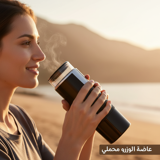 قهوة الكافيه… صارت معك وين ما تروح ☕